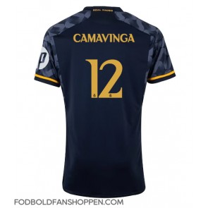 Real Madrid Eduardo Camavinga #12 Udebanetrøje 2023-24 Kortærmet